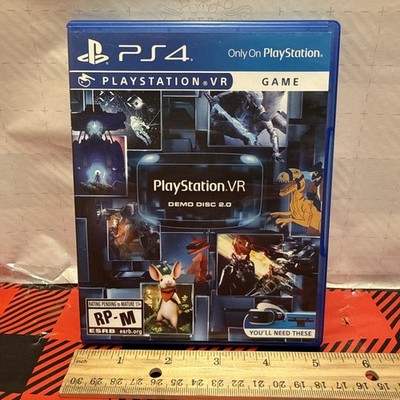 PlayStation VR Demo Disc 2.0 PSVR 2 Sony Virtual Reality PS4