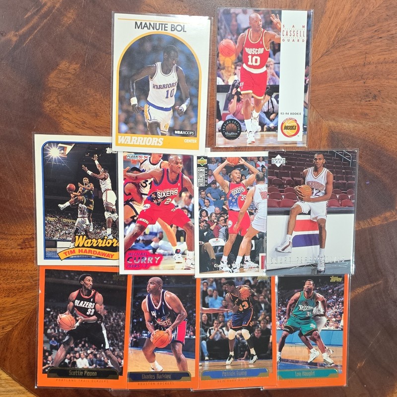 Fleer 1993-94 NBA Trading Card Lot (10) Pippen Barkley Hardaway