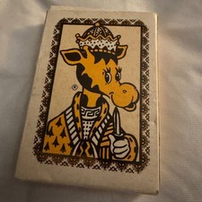 Vintage Toys R Us Geoffrey Giraffe Playing Cards Poker Size sealed NIP