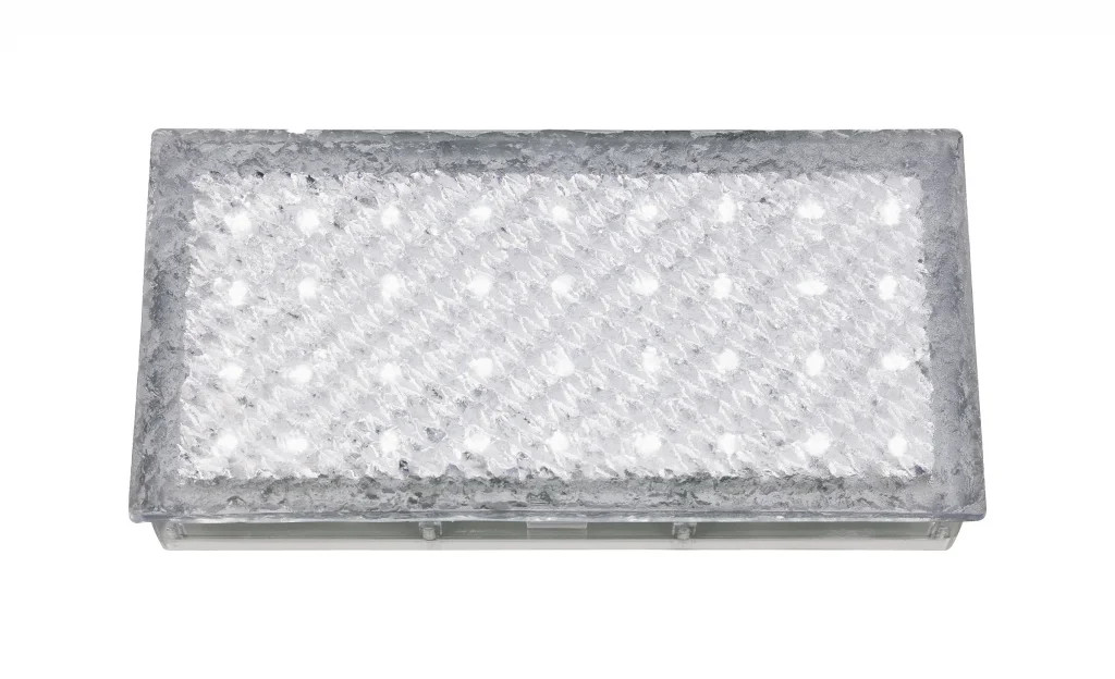Outdoor Light Clear Briks LED Walkover IP68 Rectangular Searchlight 9915WH