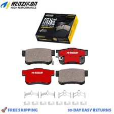 Complete Ceramic Rear Brake Pads Set for Honda Civic Si HFP 2012
