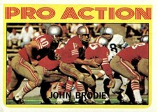 1972 Topps #124 John Brodie