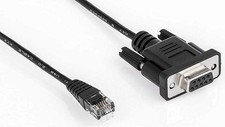 DB9 Female to RJ11 RJ12 6P6C Serial LAN Network Console Cable 6ft 2 PCS