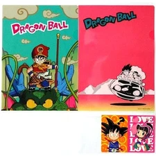 Dragon Ball Son Gohan Chi-Chi Ichiban Kuji World Clear File Set Prize G