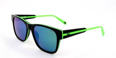Fila Sonnenbrille SFI311V Top dunkelgrün säuregrün 54/17/145 Unisex