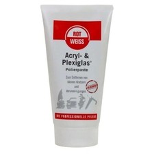 ROT-WEISS Polierpaste 5350 150ml Tube Acryl Plexiglas Kratzerentferner 5350
