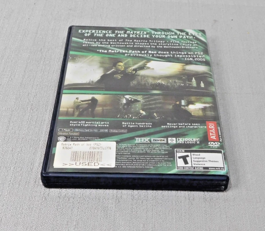 Matrix: Path of Neo PS2, 2005 Tested - Image 3 of 3