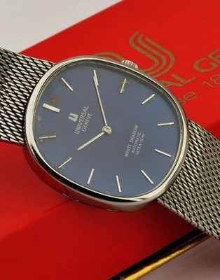 Universal Geneve White Shadow ref.866104  Elipse Slim Case Cal.2-66 Microrotor