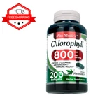 Lab - Chlorophyll - pure - 800 mg per serving- 200 Softgels - chlorophyll capsul