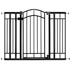 Multi-Use Decorative Extra Tall Walk-Thru Baby Gate, Fits Openings 28.5-48 Inch
