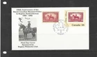 Canada  #911 FDC RCMP in combination with #223 the 1935 RCMP mountie stamp