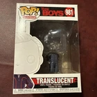 Funko Pop! Television: The Boys #981 Translucent Clear Vinyl Figure/Protector