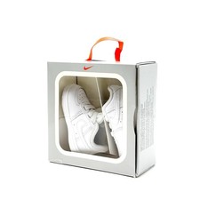 NEW INFANT BABY Nike Force 1 Crib Bootie Shoe WHITE / WHITE CK2201 100