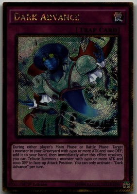 Dark Advance Gold Secret Rare Premium Gold: Infinite Gold PGL3-EN018 LP
