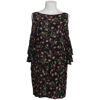 Zara Basic, Kleid, Größe: M, Z1975 DENIM, Schwarz/Mehrfarbig, Blumen, Damen #SKS