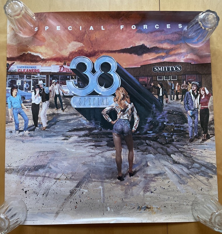 38 Special Special Forces A&M Records Promotional Poster 1982
