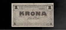 Iceland, 1941-47, 1 Krona, P-22d, CRISP VF+!