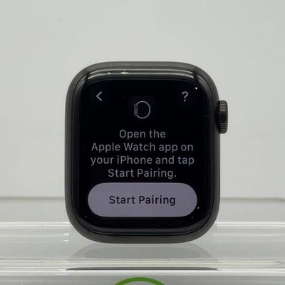 Unlocked Apple Watch Series 7 41MM Black Titanium A2475 Face Only