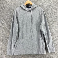 Gap Hoodie Women M Gray Hooded Long Sleeve Cotton Pullover Casual Solid