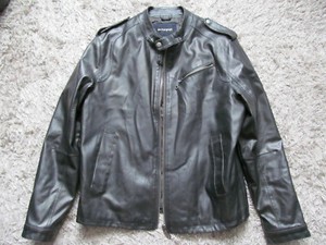autograph leather biker jacket