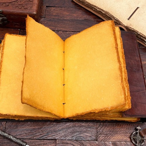 Handmade Dragon Journal Wheel of Fortune Embossed Leather Diary For Unisex Adult - Picture 4 of 10