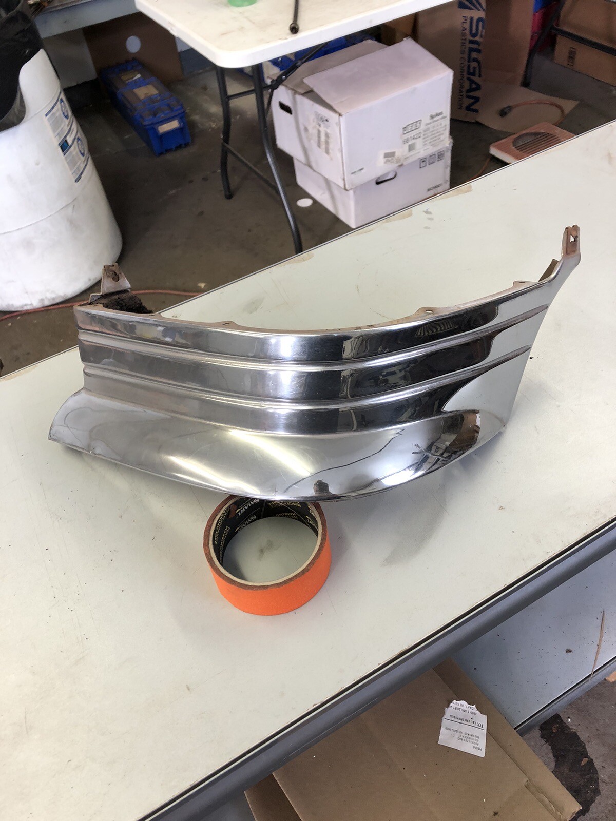 1950 Cadillac Front Fender Grill Skirt Passengers Side eBay