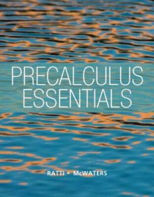 Precalculus Essentials - Hardcover By Ratti, J S - GOOD
