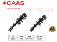 (2) Front Quick Complete Struts fit 08-20 Grand Caravan /08-16 Town & Country