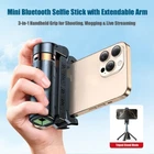 Bluetooth Selfie Stick Tripod Stand Camera Grip Pocket-Sized For iPhone Samsung
