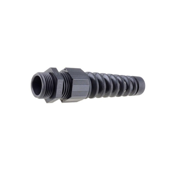 HT-K M20 RAL9005 93880 Kabelverschraubung Mit Knickschutz M20 IP68 Mat: Polyamid-image