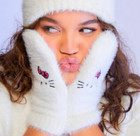 NWT HELLO KITTY & FRIENDS FOREVER 21 BEANIE AND MITTENS — photo 1