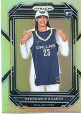 2023 Panini Prizm WNBA STEPHANIE SOARES RC ROOKIE #136 SILVER PRIZM WINGS