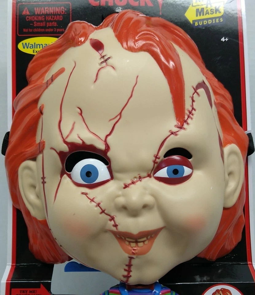 Move A Mask Buddies CHUCKY Walmart Máscara Exclusiva con Correa Disfraz Movible NUEVO Foto 2 de 4