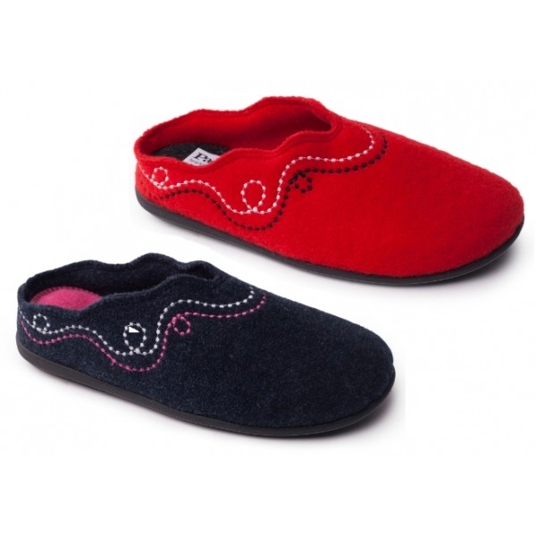 padders wide fit slippers