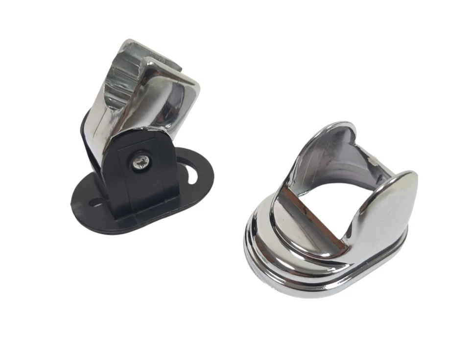Chrom Duschkopf Halter Handbrause Brause Halterung Wandhalter Duschbrause ABS - Bild 2 von 2