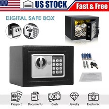 Digital Electronic Safe Box Keypad Lock Security Home Office Cash Jewelry Gun US