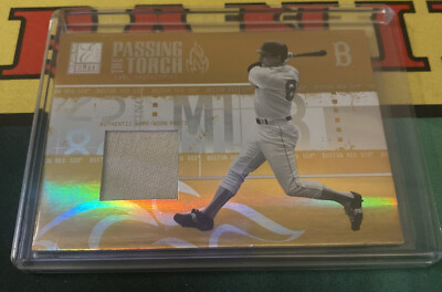 Donruss Passing The Torch Carl Yastrzemski Jersey Relic Gold SSP/50 Red Sox