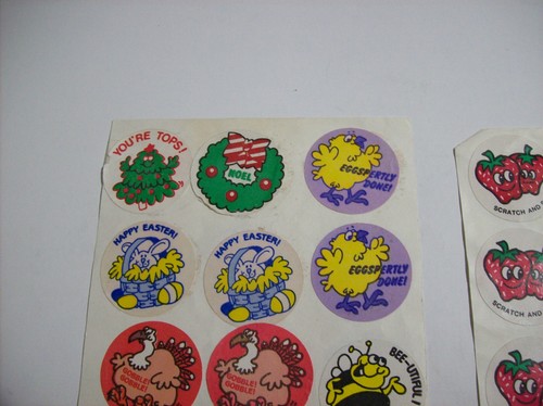 Mix Konvolut Vintage Trend Scratch Sniff Aufkleber, gebraucht - Bild 3 von 17