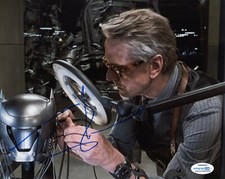 Jeremy Irons Batman Superman Autographed Signed 8x10 Photo ACOA