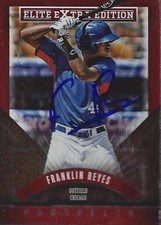 Franklin Reyes Chicago White Sox 2015 Panini Elite Signed Card