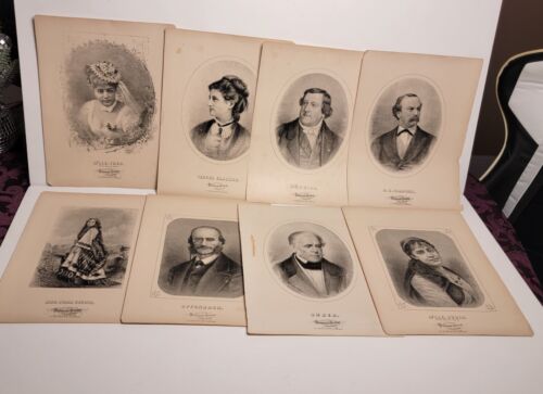 Ant 1880s S.C.Campbell Lithograph W.J. Morgan & Co. Brainard’s Musical Treasures - Picture 3 of 3