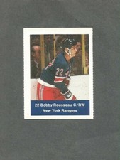 1974-75 Acme Loblaws Hockey Bobby Rousseau New York Rangers