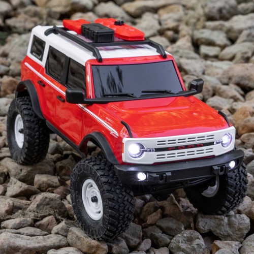 Axial AXI00006V2T6 1/24 SCX24 Ford Bronco 4X4 RTR Brushed Rock Crawler Red - Picture 11 of 12