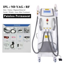 3IN1 OPT SHR IPL Skin Therapy Hair Removal ND YAG Laser Tattoo Removal Machine