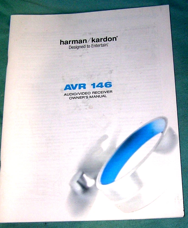 Receptor de audio/vídeo manual Harman/Kardon AVR 146 con guía de inicio rápido Foto 2 de 4
