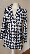 Womens Blazer Double Breasted Long Sleeve Formal Work Jacket Coat size 10, 12