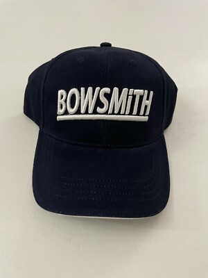Bowsmith Embroidered Graphic Blue Adjustable Baseball Hat One Size