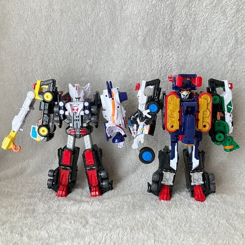 BANDAI Japón DX Megazord Power Rangers Super Sentai Lupinranger VS Patoranger - Imagen 6 de 15