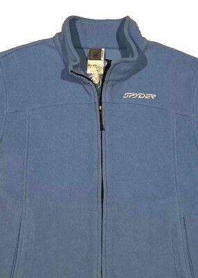 Vintage! Spyder Full-Zip Fleece Jacket Coat Womens 12 (LG) Sky