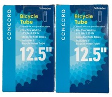 2PCS 12.5 x 2.25 BICYCLE INNER TUBE 12 1/2 x 2 1/4 BMX KIDS BIKE INNERTUBE